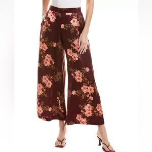 NWT Johnny Was Winnona Silk Floral Easy Pant